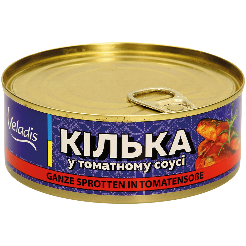 Hele sprot in tomatensaus.