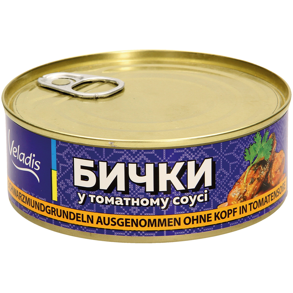"Veladis" Grondels in tomatensaus 230 g