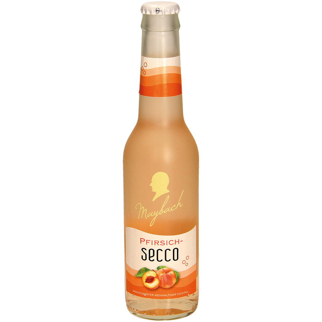 Ароматизированный коктейль на основе вина со вкусом персика " "Maybach Pfirsich-Secco" 5,5% алк.