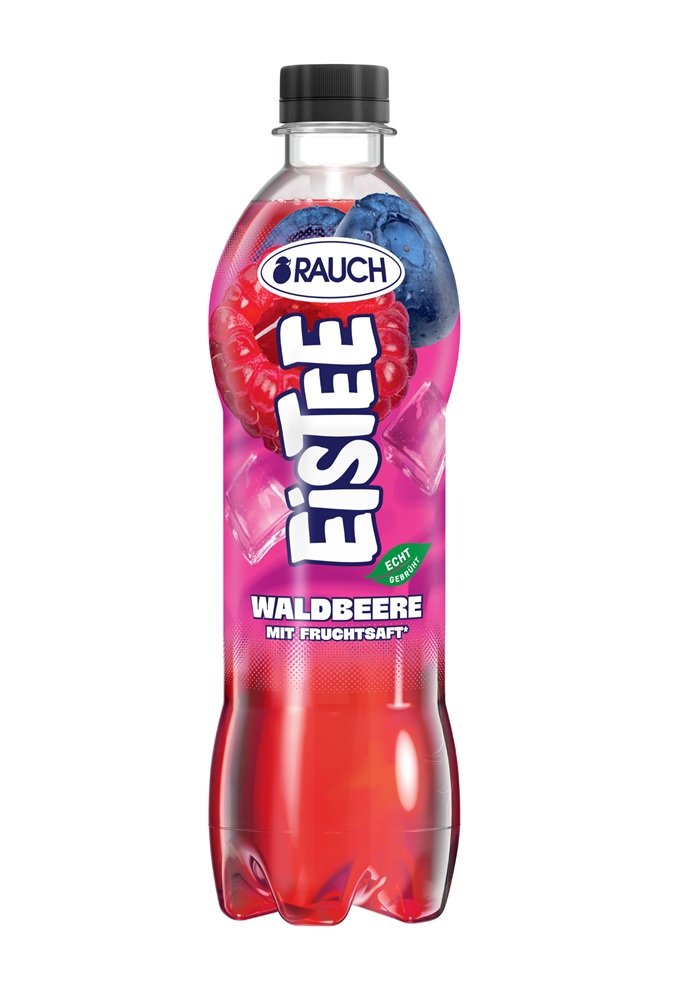 Iced tea framboos-blauwe bes uit vruchtenthee