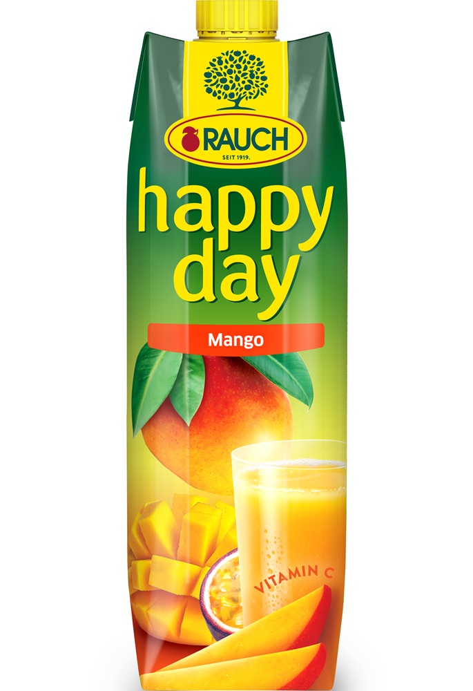 Mangodrank. Vruchtgehalte: 24%.