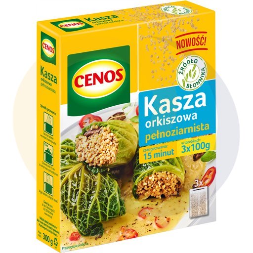 Цельнозерновая спельтовая каша 3*100г Cenos