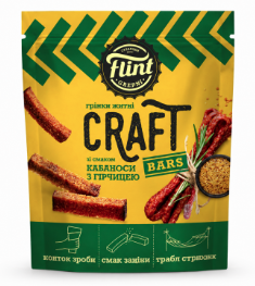 Flint Grenki kabanos met mosterd 80g