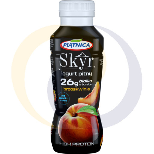 Йогурт SKYR питьевой с высоким содержанием белка персиковый сок 360г/12 шт Пятница