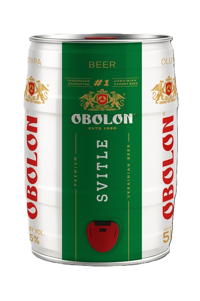 "Obolon" Bier licht, gepasteuriseerd 4,5 vol.
