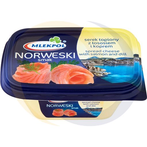 Mlekpol Smaak Noorse Smeerkaas met Zalm en Dille 150 g