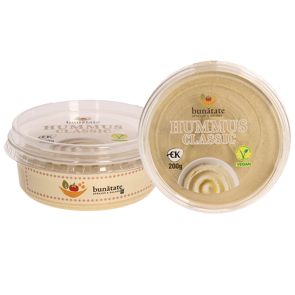 Bunatate-Hummus klassiek broodbeleg met kikkererwten en tahini