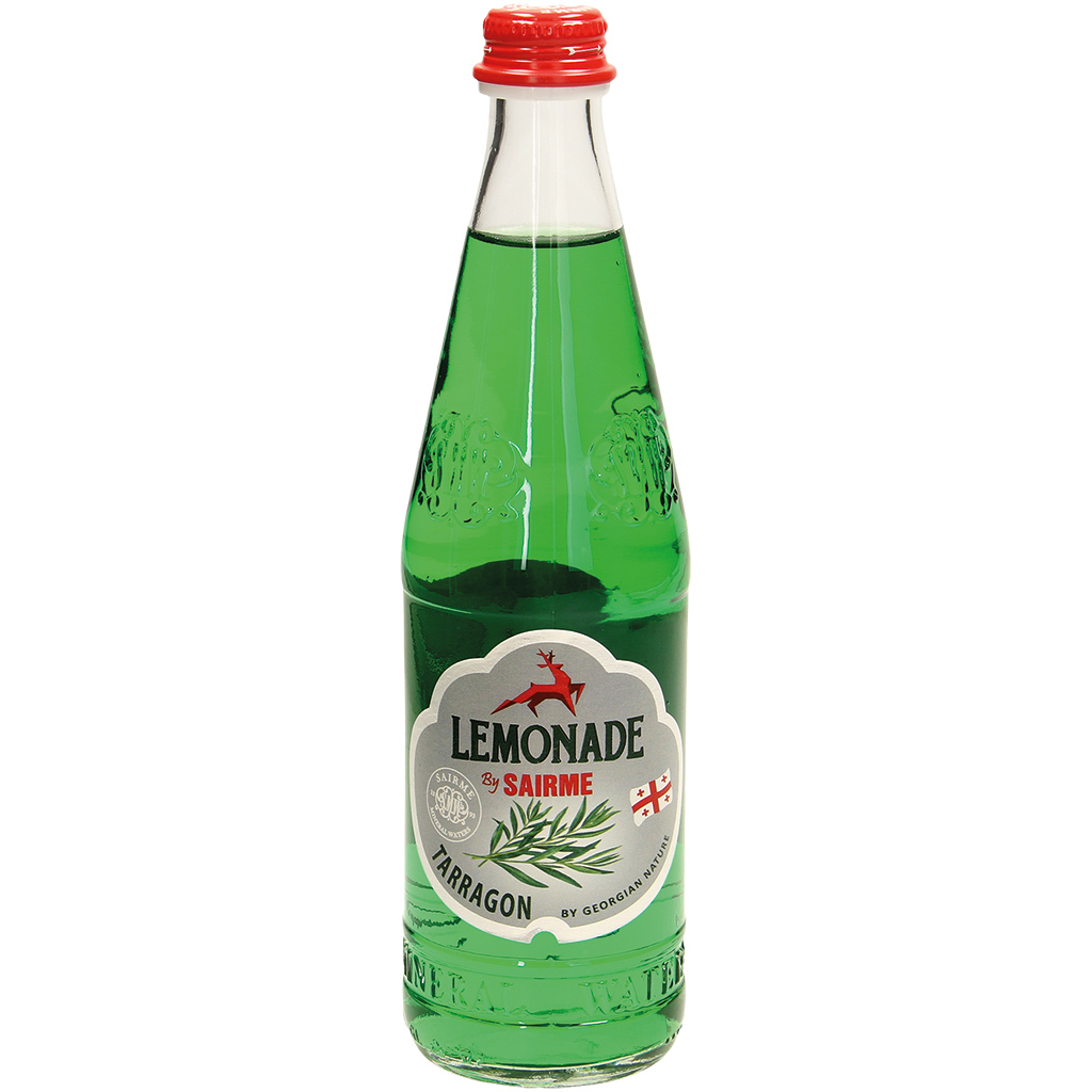 Georgische frisdrank met dragon smaak, koolzuurhoudend