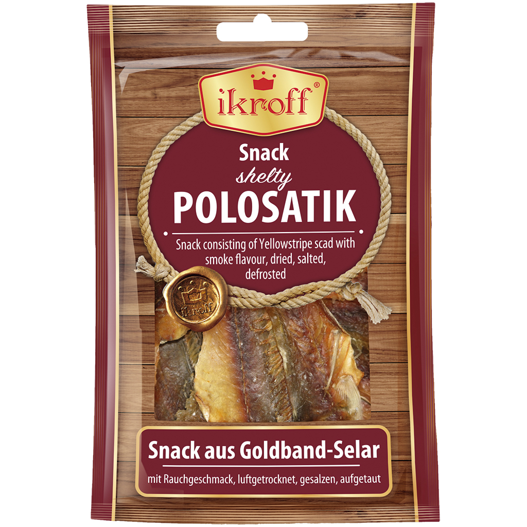 Snack van gouden band Selar met rooksmaak