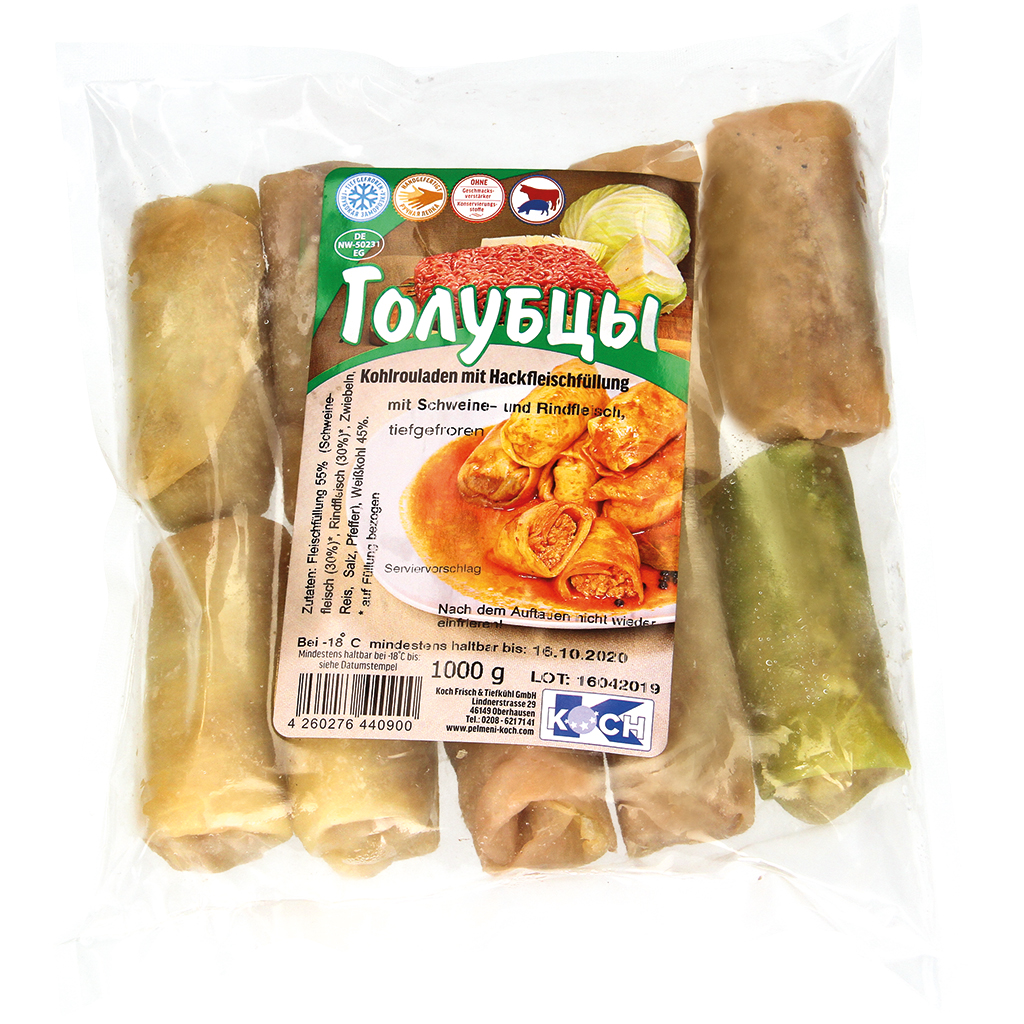 Koolrolletjes met varkens-rundvlees-rijs vulling, "diepgevro