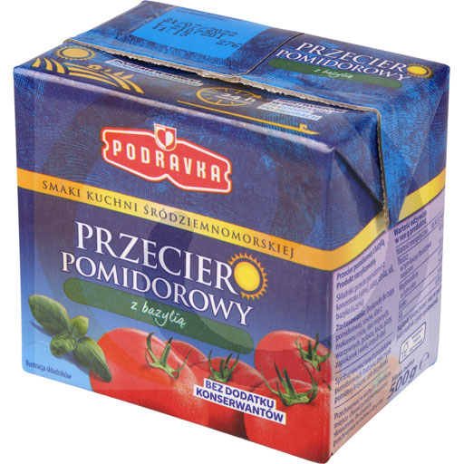 Podravka Tomatenpuree met Basilicum 500g