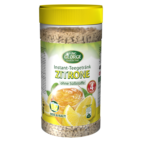 Instant-thee drankje met citroensmaak