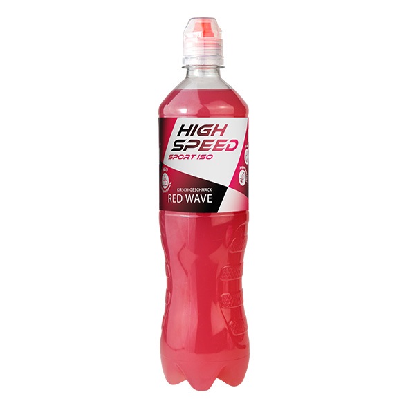 Verfrissingsdrank "HIGHSPEED" "RED WAVE" met kersensmaak