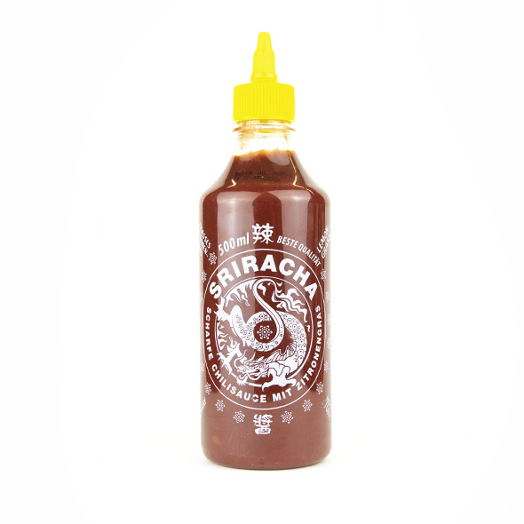 Sriracha chilisaus met citroengras, pittig