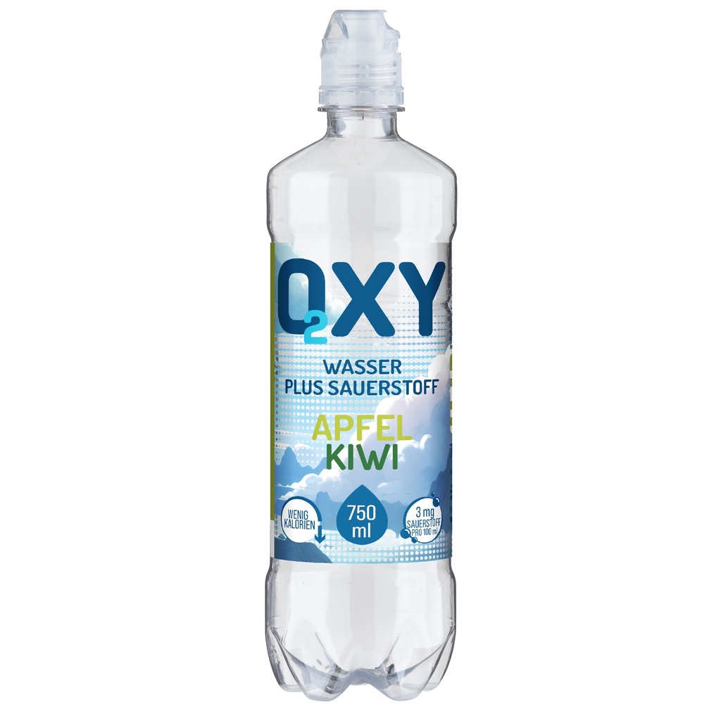 OXY Zuurstofwater Appel Kiwi 0,75l DPG PETFL