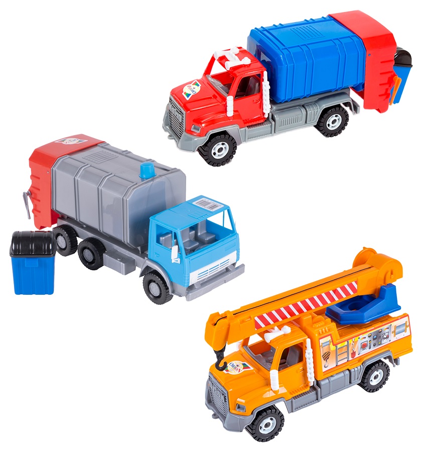 Speelgoedauto "KAMAKS-2" van kunststof, verschillende modellen