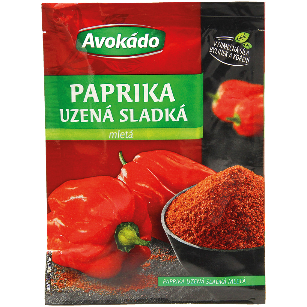 Paprika zoet, gerookt en gemalen