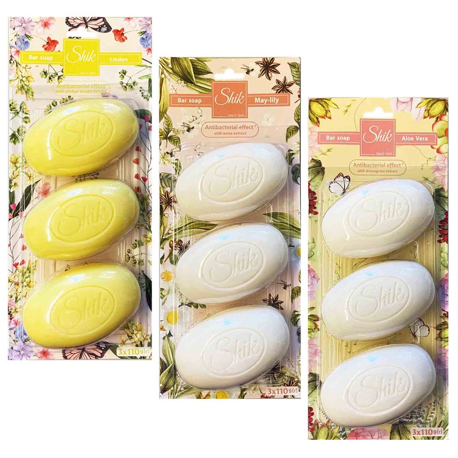 Zeep "SHIK Bar Soap" 3-pack, verschillende varianten