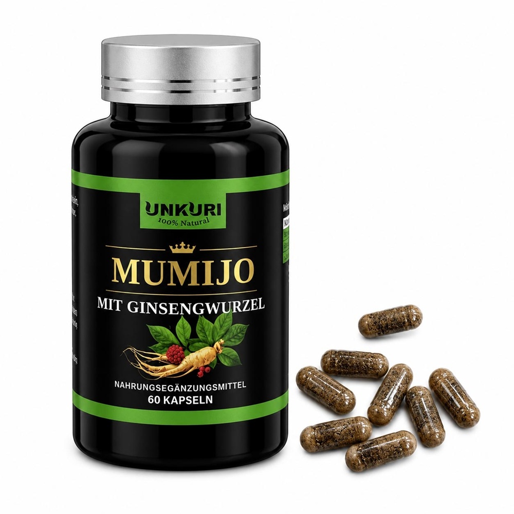 Voedingssupplement "Mumijo met Ginsengwortel" 60 Capsules