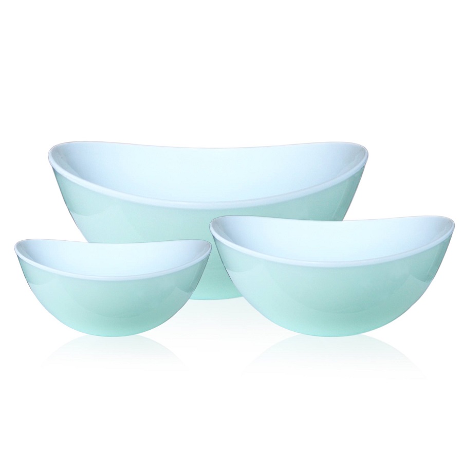 Schalen-set 3-delig zonder deksel, (ca. D: 25, 20, 14 cm)