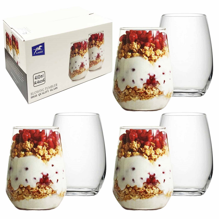 Dessertglazen "G-Horse" 6-delige set, 410 ml