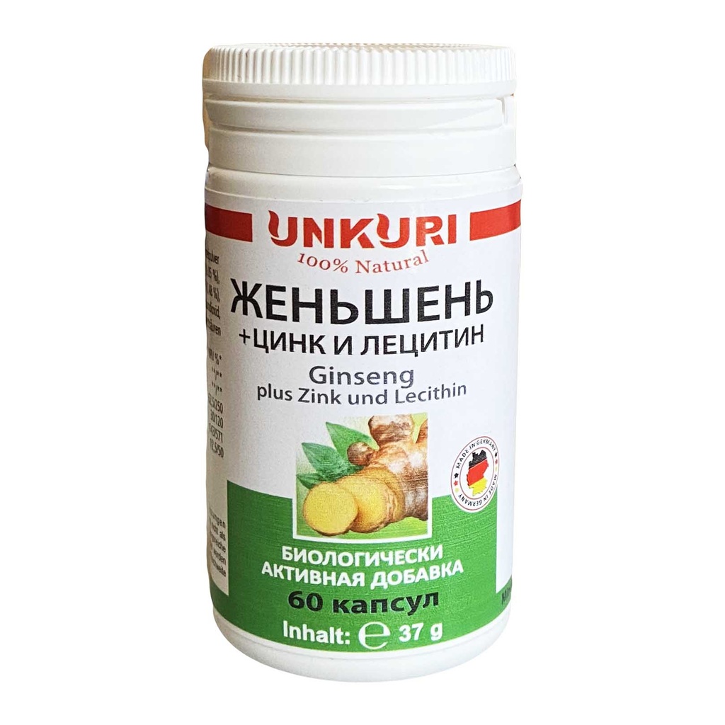 Voedingssupplement "Ginseng" 60 Capsules