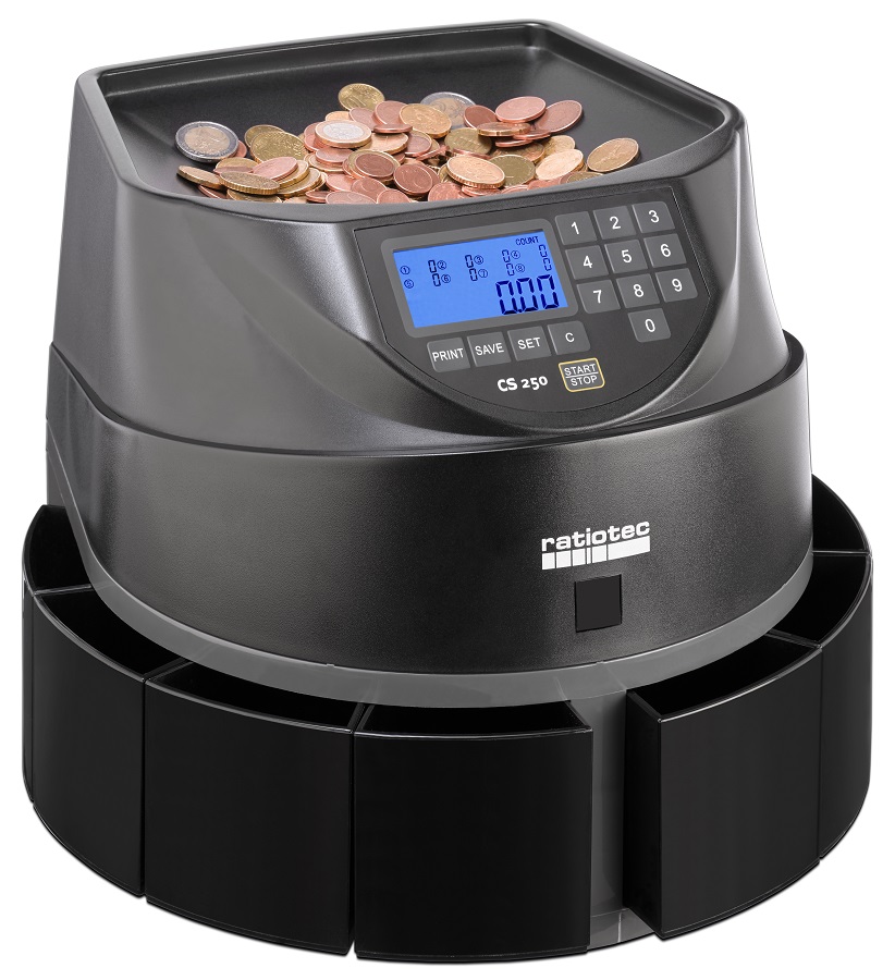 Машина для подсчета и сортировки монет "coinsorter CS 250"