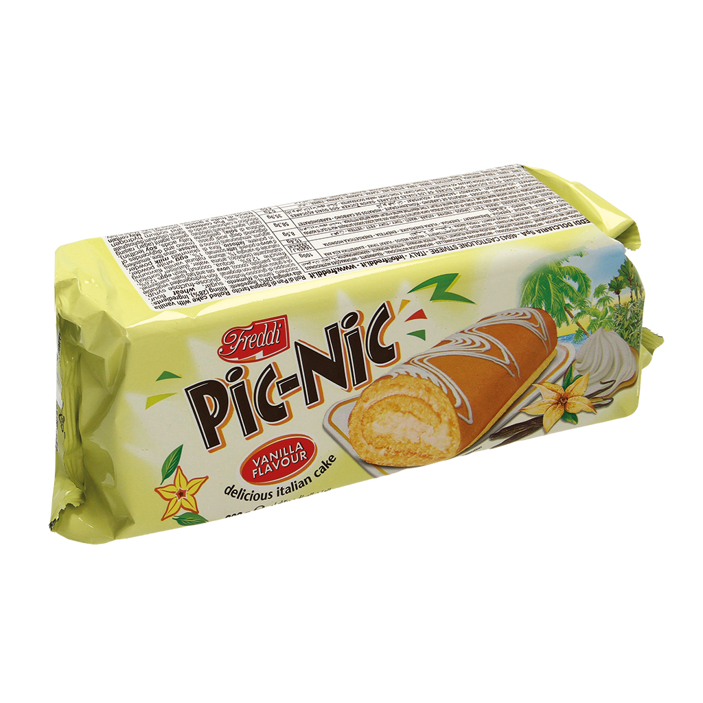 Taartrol met vanillecrèmevulling (28%)