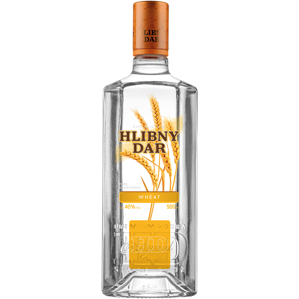 Wodka "Hlibny Dar" Tarwe 40% vol.