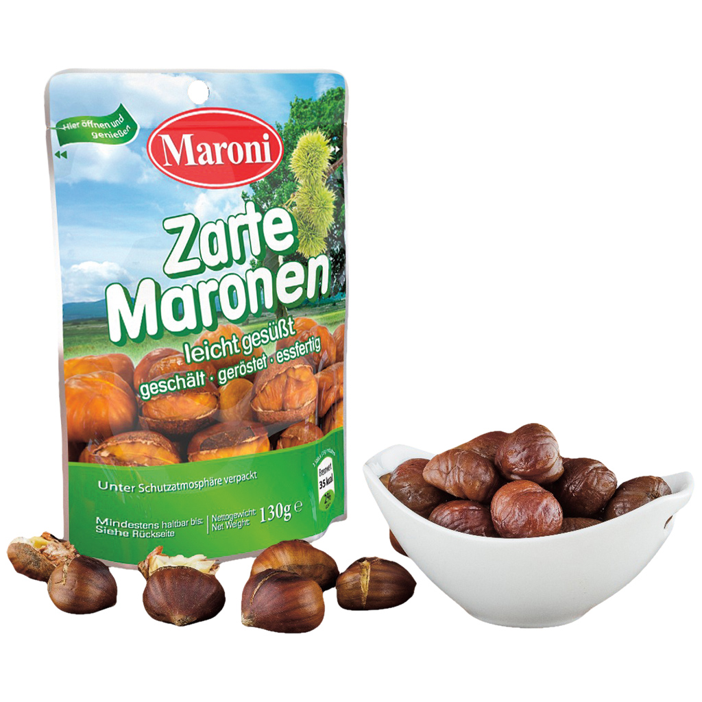 "MARONI" Нежные каштаны, подслащенные