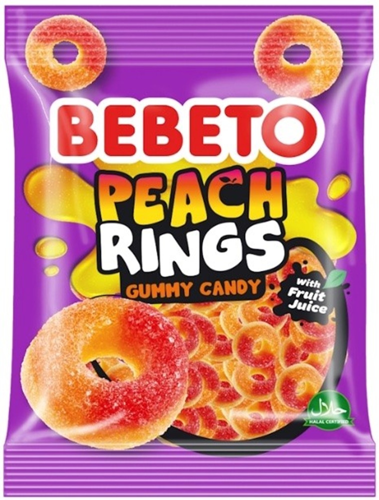 Фруктовые жевательные конфеты "Peach Ring"