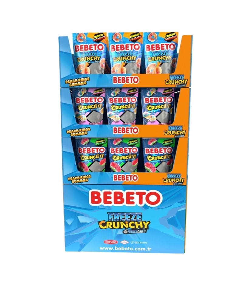 Фруктовые жевательные конфеты Freeze Crunchy Дисплей