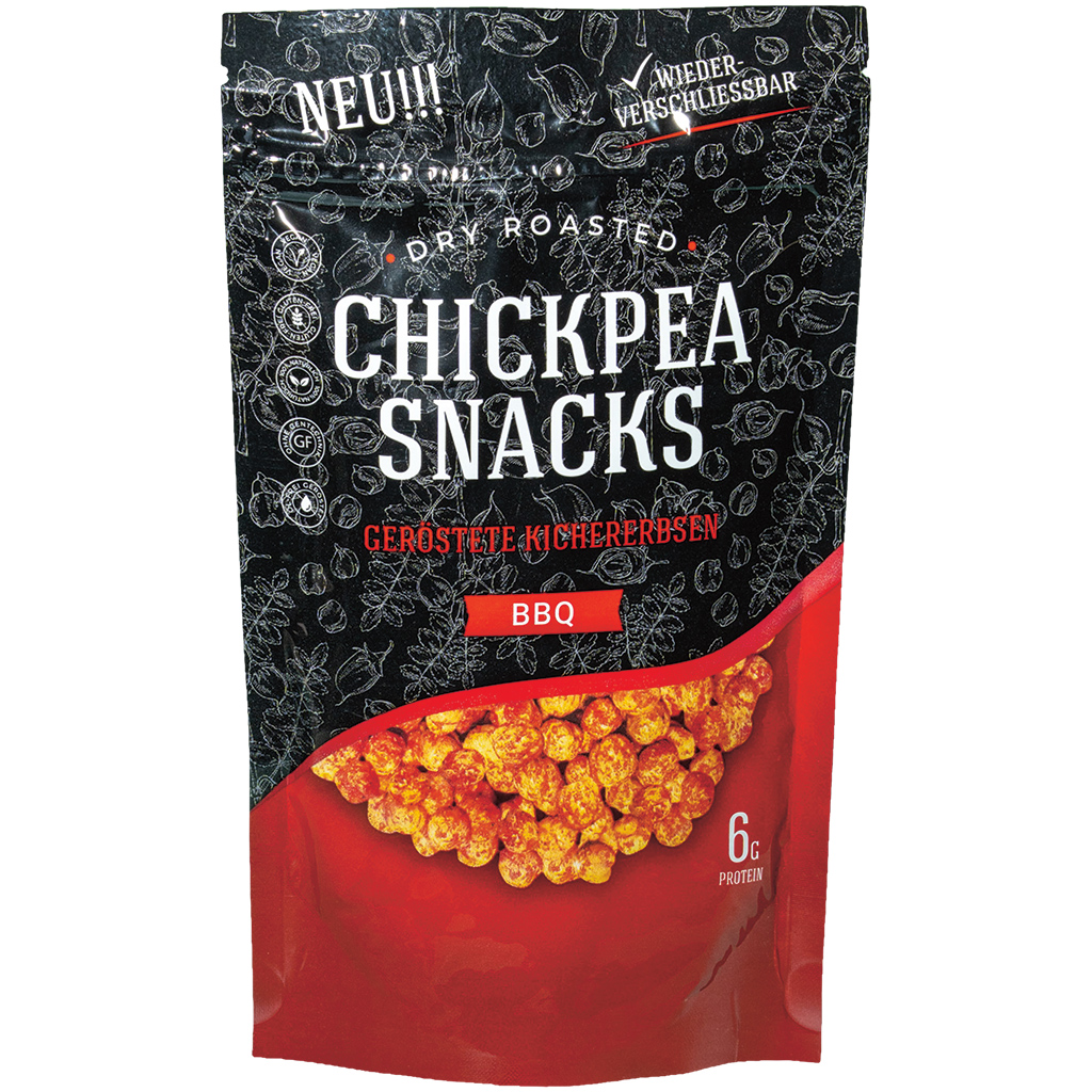 "Sahha" Chickpea Snacks жареный нут с приправой BBQ