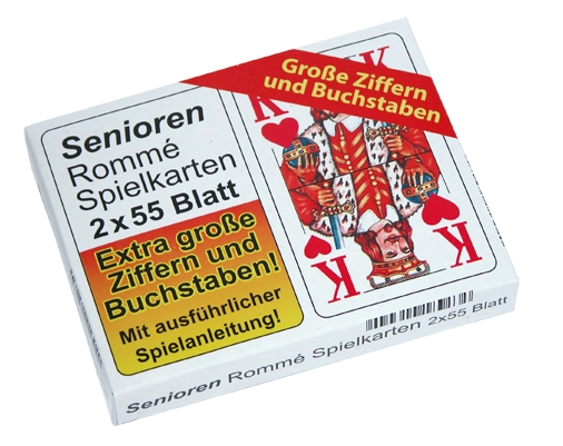 Senioren-Rommé Speelkaarten
