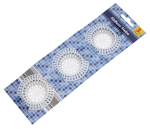 Afvoerzeef, 3-pack