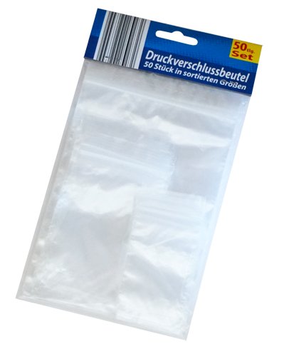 Dichtsluitzakken, 50 stuks verpakking