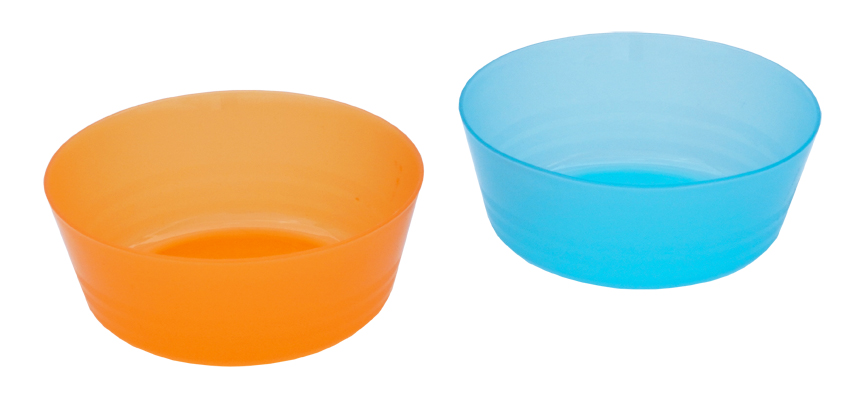 Schalen, verschillende kleuren