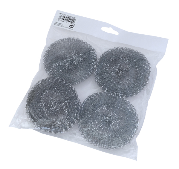 Metalen panreiniger, 4-pack