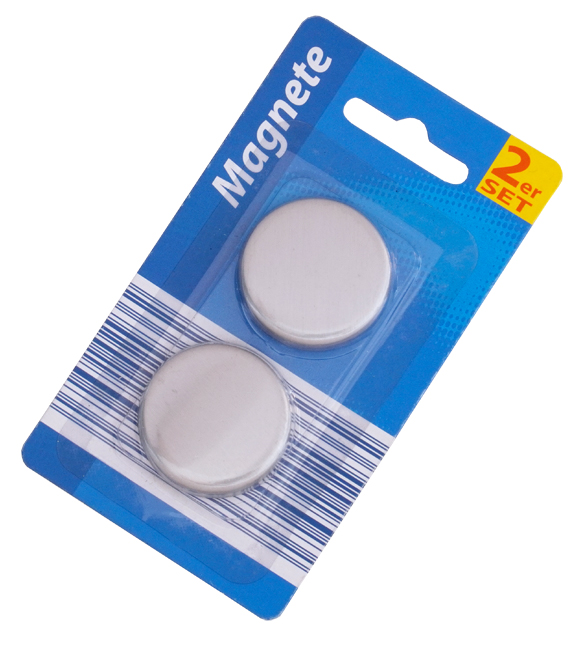 RVS-magneten, 2-pack