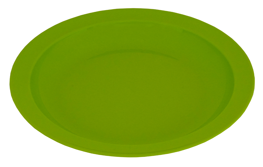 Platte kunststof vlak limoen groen