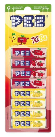 PEZ Наполнители вишня/банан, 8 шт.