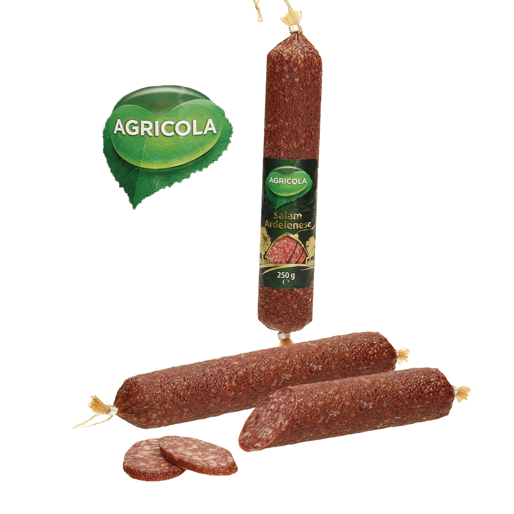 Agricola-Salam Ardelenesc- Сыровяленая копченая колбаса из с