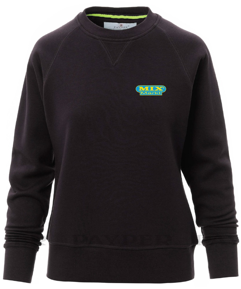 Dames Winter-Sweatshirt 300g Premium Beste Prijs, XS-XXL, Zwart