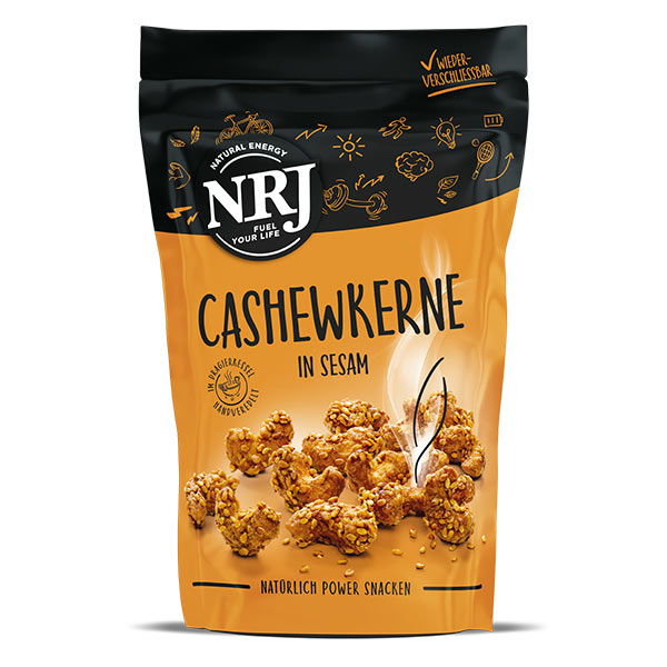 Cashewnoten in Sesam