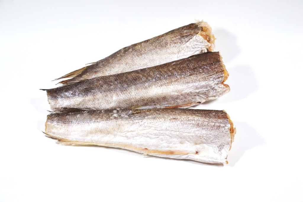 Seehecht (Merluccius Hubbsi) zonder kop, schoongemaakt en gedroogd