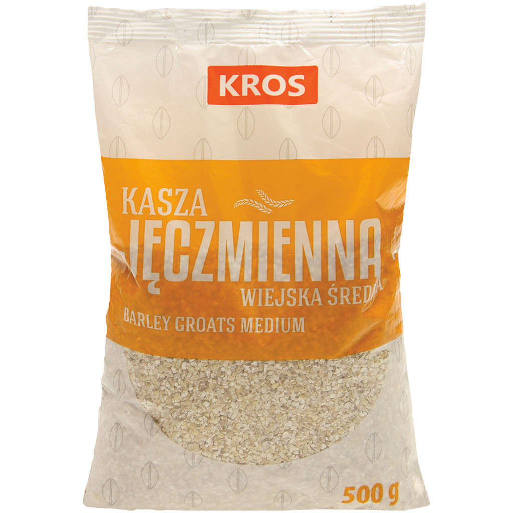 Kros "Kasza jeczmienna Wiejska Srednia" Крупа ячневая
