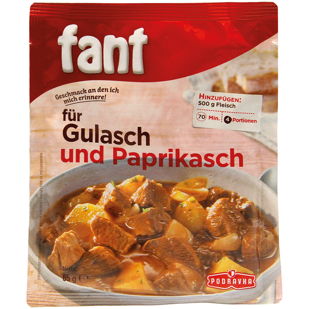 Kruidenmix voor de bereiding van goulash en paprikasch.