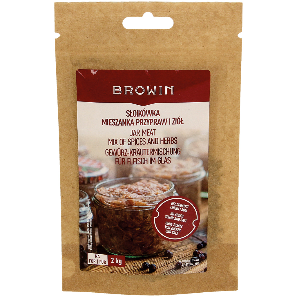 Kruidenmix voor vlees in een pot