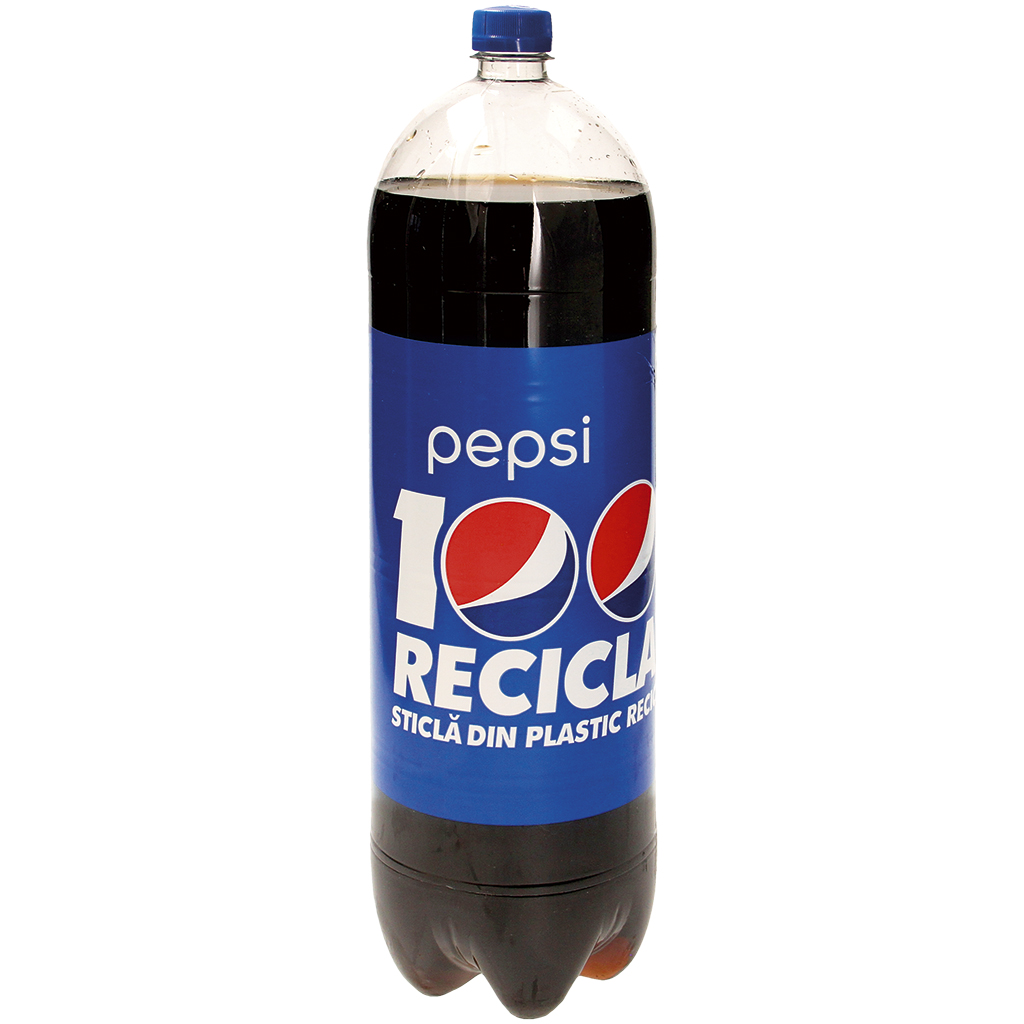 Koolzuurhoudende en cafeïne bevattende frisdrank "PEPSI" met citroensmaak, met suiker en zoetstoffen