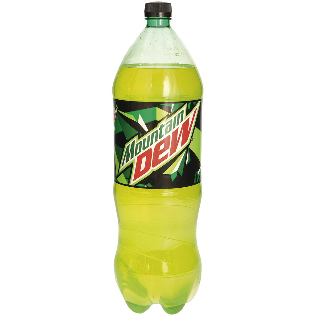 Mountain Dew - Газированный и кофеинизированный  напиток со вкусом лимона.
